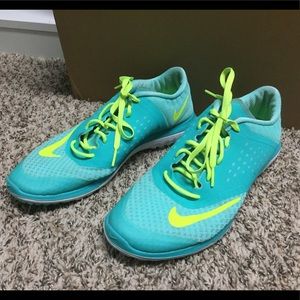 Teal Nike sneakers size 10